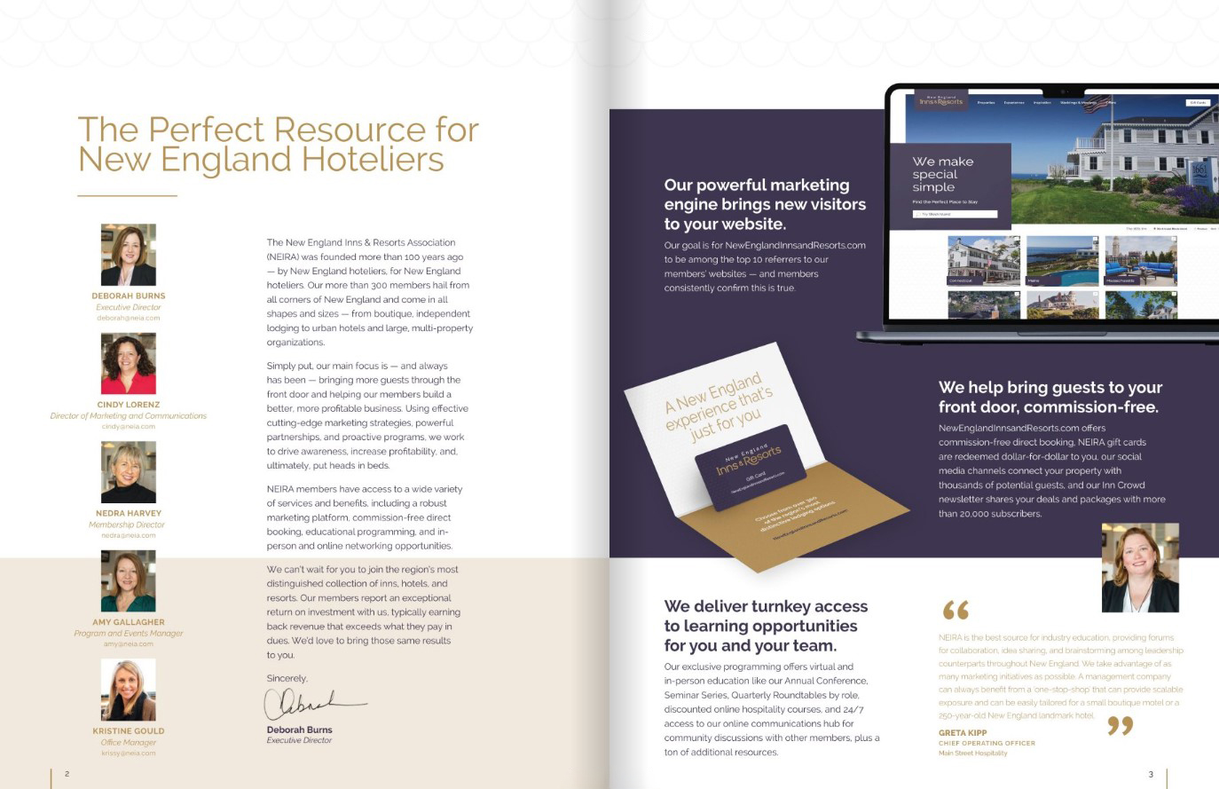 New England Inns & Resort brochure