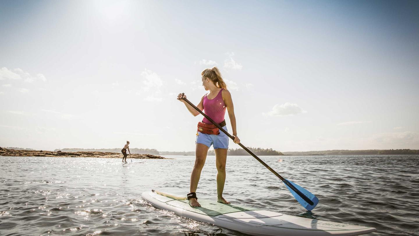 Stand Up Paddleboarding Around The Waterfront in Cape Town