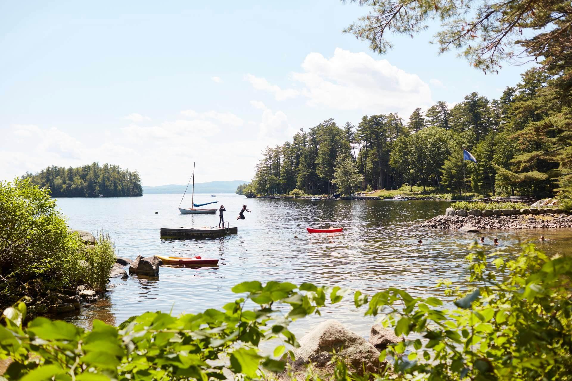 Lodging At Sebago Lake Me Casco Maine Vacations At Migis Lodge