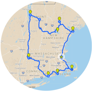 New England Road Trip Trip Planner Map 14 Day Grand Tour Self Driving Road Trip Itinerary | New England 